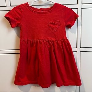 Short sleeve Valentine’s Day dress